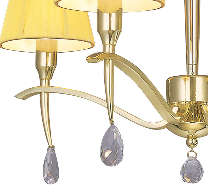 Mantra M0343PB Siena Telescopic Pendant 4 Light