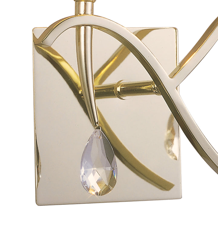 Mantra M0348PB/S Siena Switched Wall Lamp 2 Light