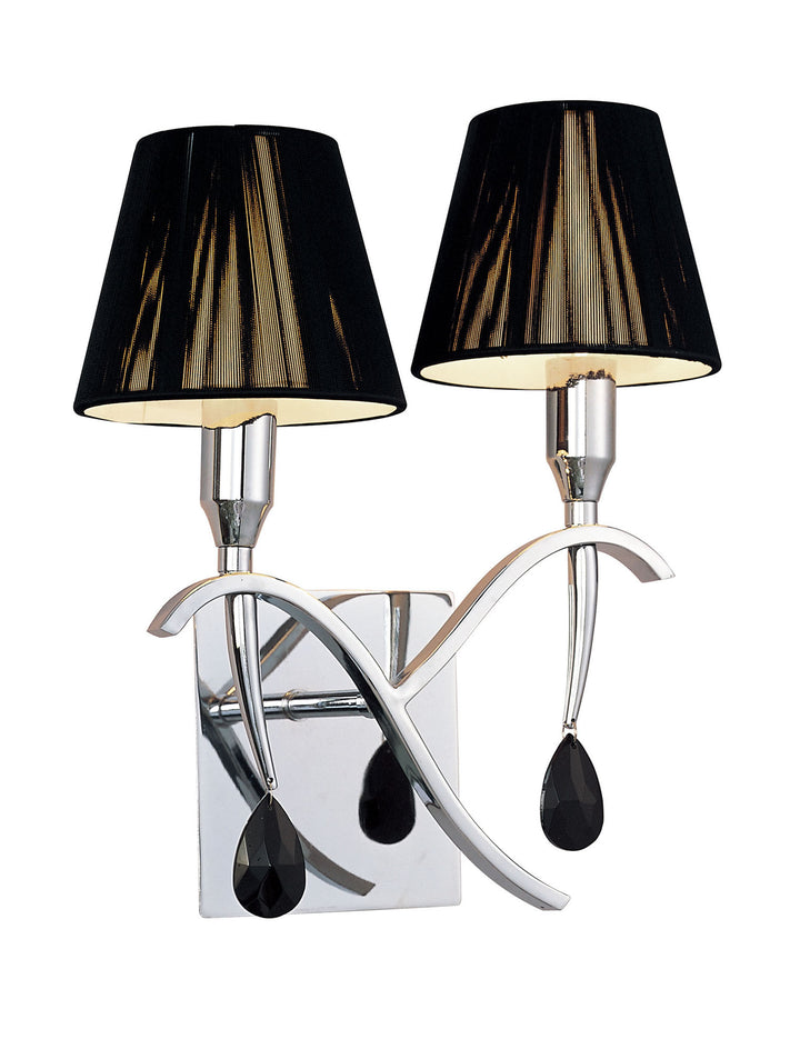Mantra M0348/S Siena Switched Wall Lamp 2 Light