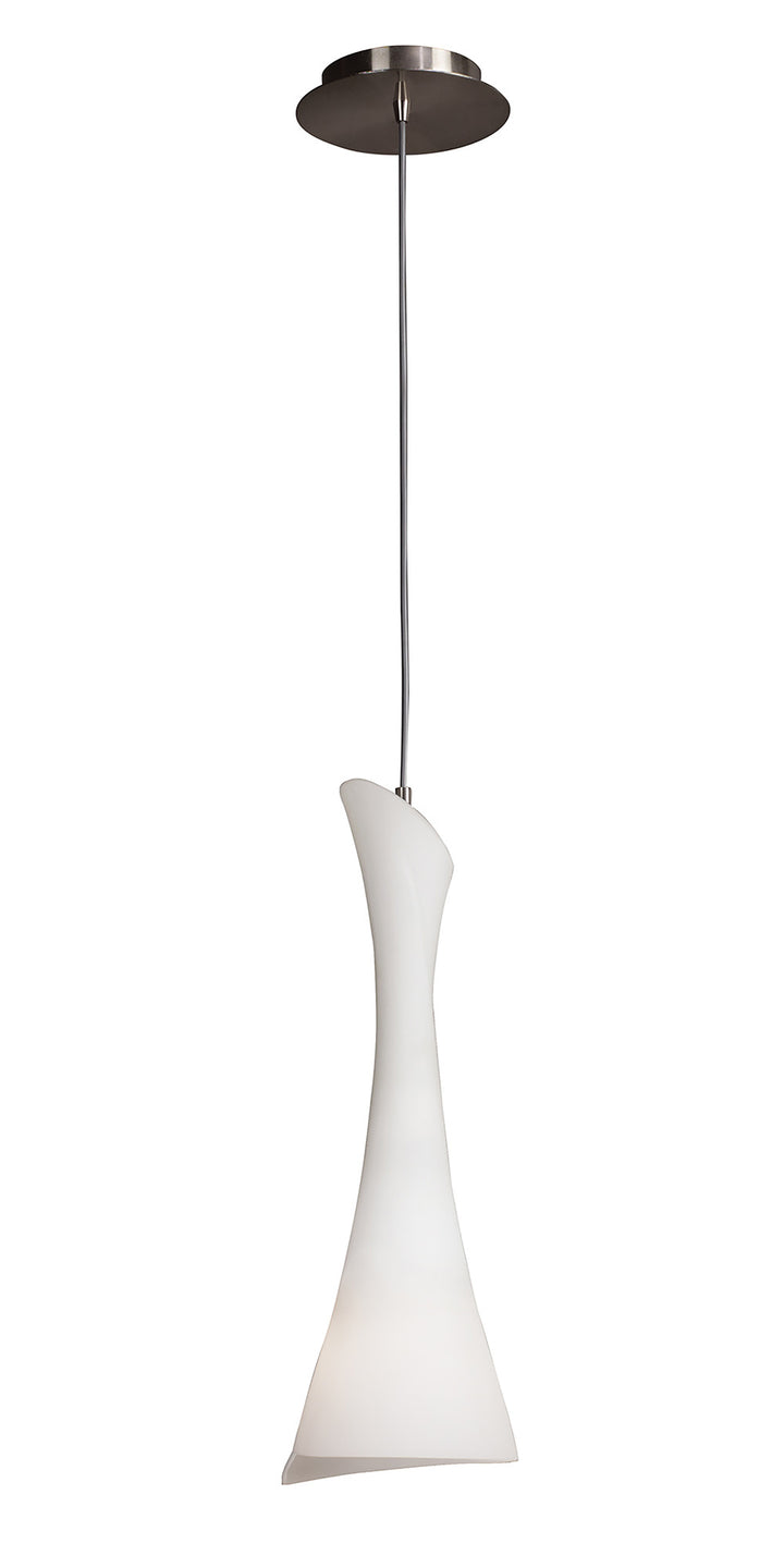 Mantra M0772 Zack Pendant 1 Light Satin Nickel