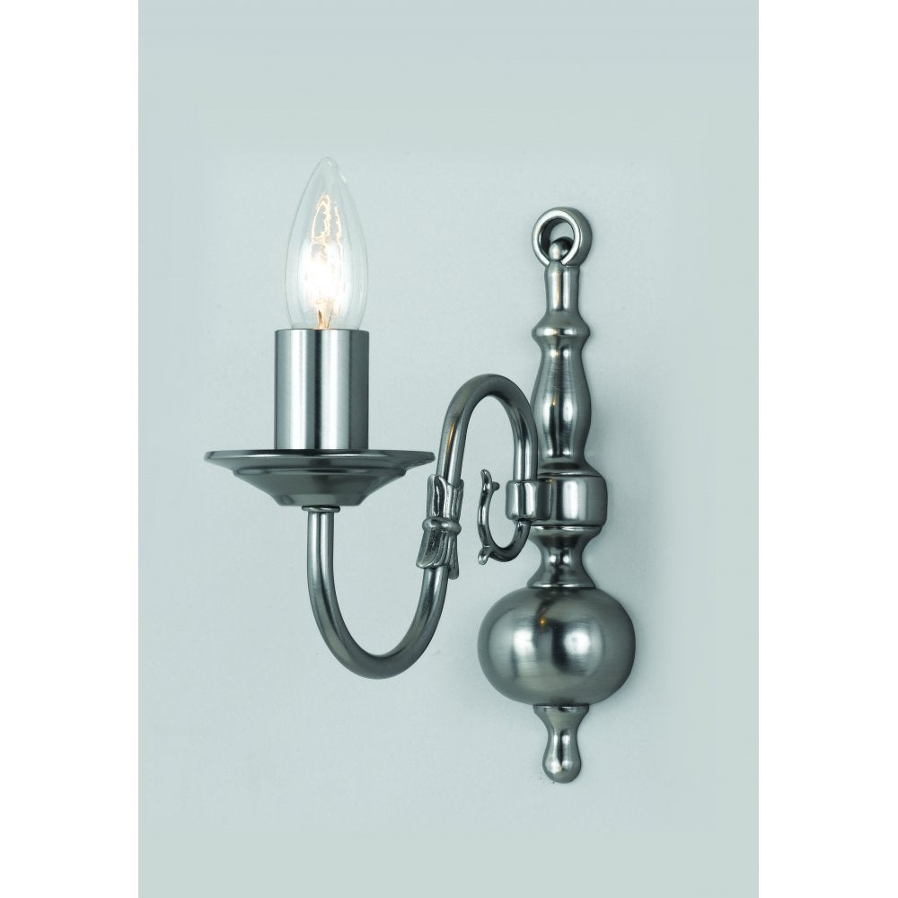 Impex Lighting BF00350/01/WB/PW Flemish Wall Pewter
