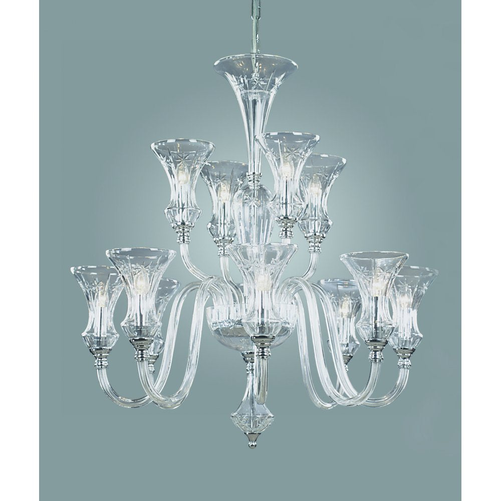 Impex Lighting CB05444/12 Stara Lead Crystal Chandelier