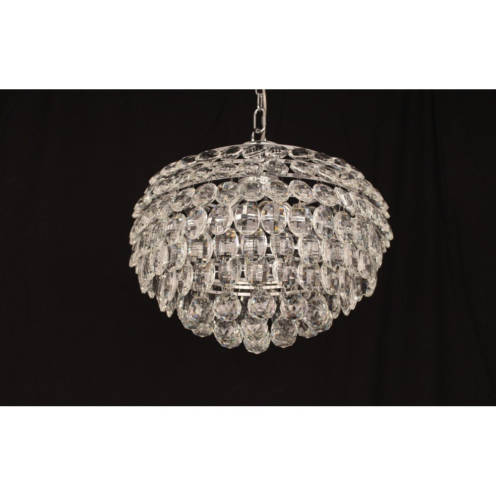 Impex Lighting CF311201/04/CH Adaliz Crystal Chrome