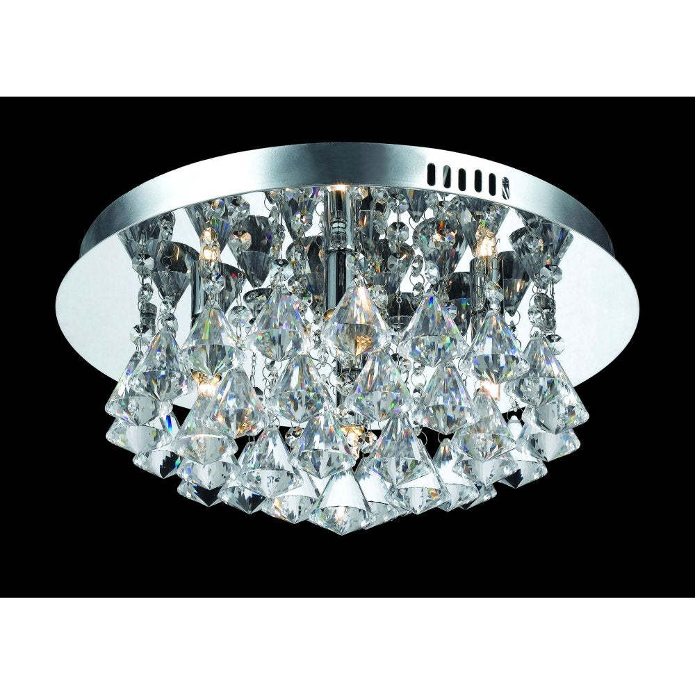 Impex Lighting CFH011025/04/CH Parma Chrome Flush