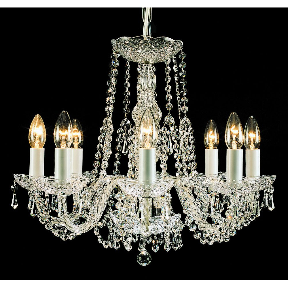Impex Lighting CP00021/08/CH Modra Crystal Strass Chandelier