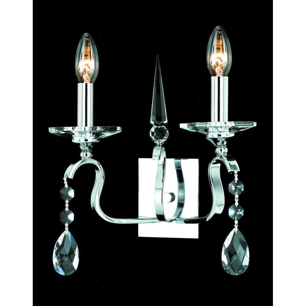 Impex Lighting CPA11806/02/WB/CH Rhinestone Wall Chrome