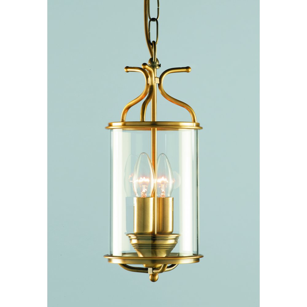 Impex Lighting LG00029/AB Winchester Blown Glass Brass
