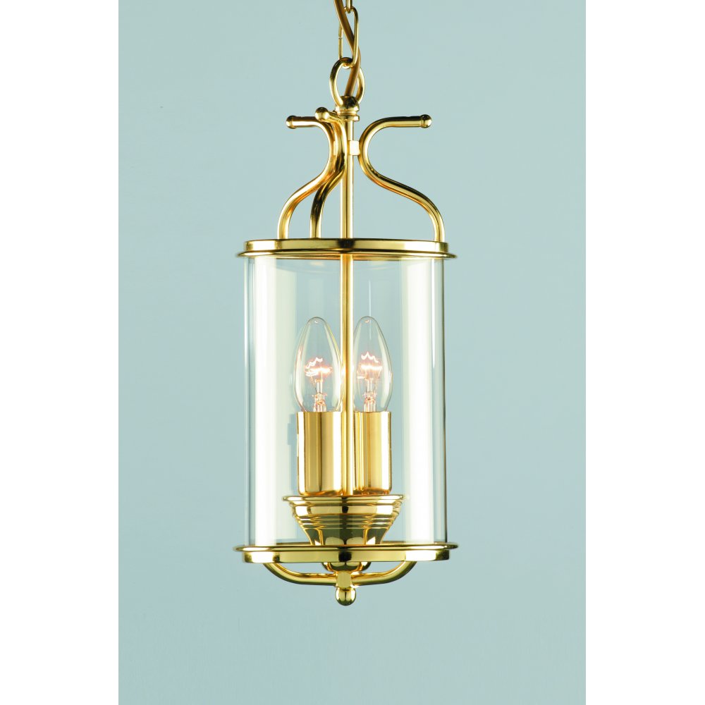 Impex Lighting LG00029/PB Winchester Blown Glass Brass