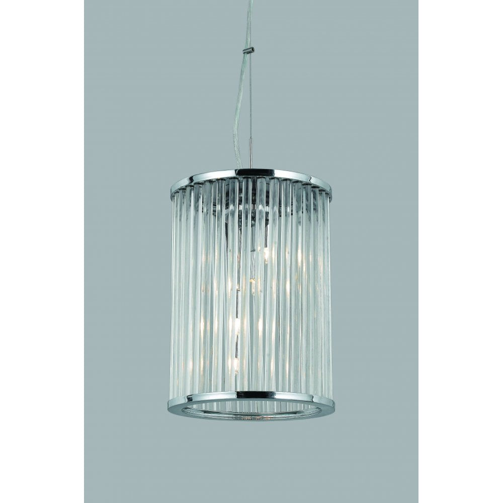 Impex Lighting LG012171/04/CH Oklahoma Lantern Chrome