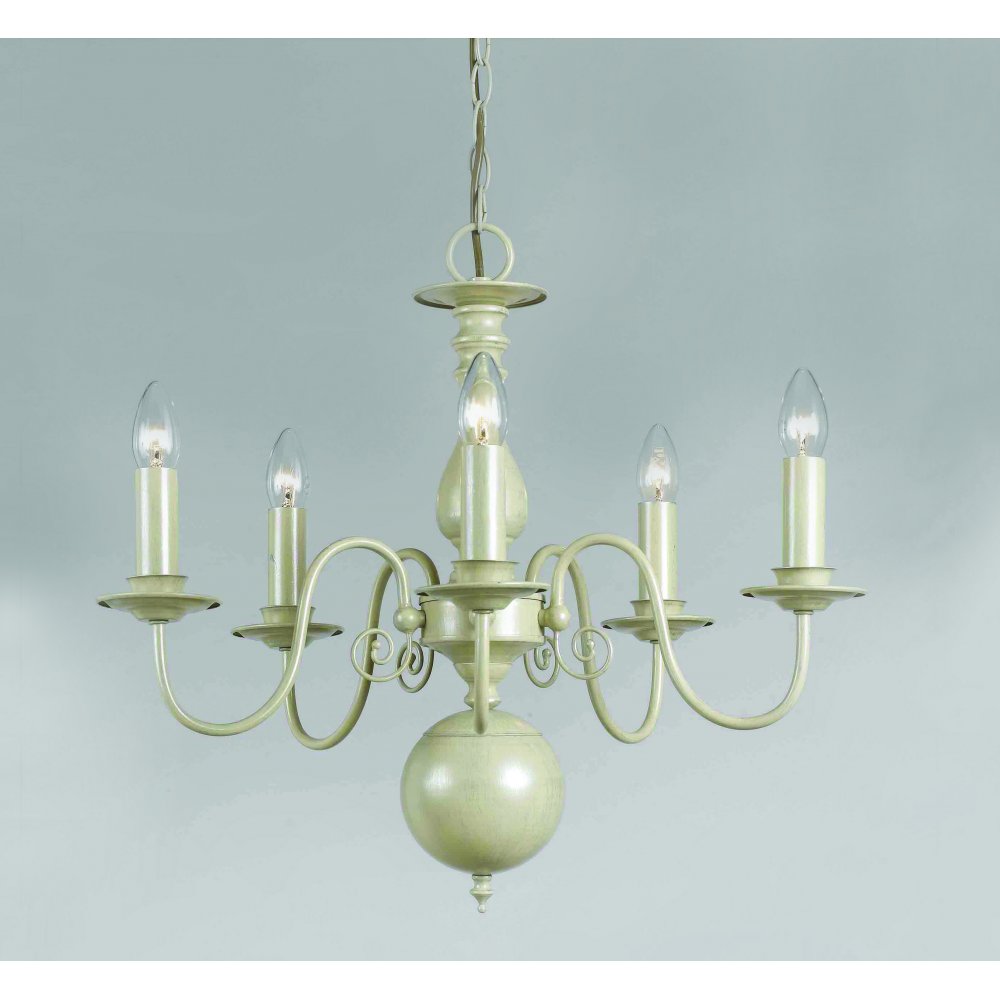 Impex Lighting PG05579/05/CRM Bologna Flemish Cream
