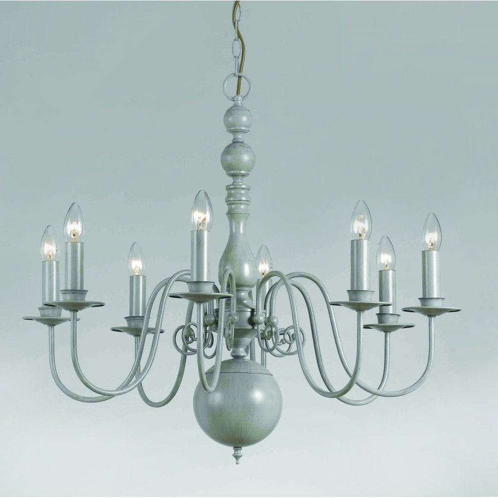 Impex Lighting PG05579/08/GRY Bologna Flemish Grey