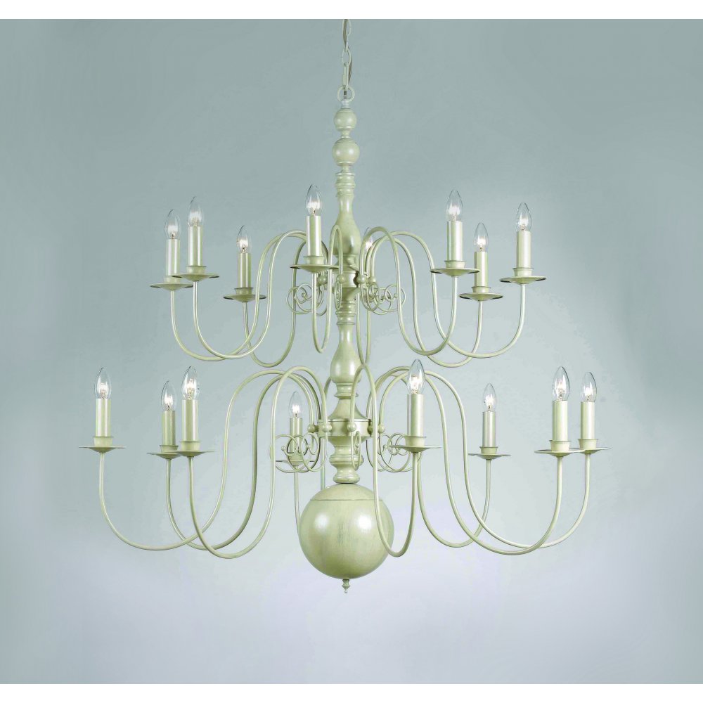 Impex Lighting PG05579/16/CRM Bologna Flemish Cream Pendant