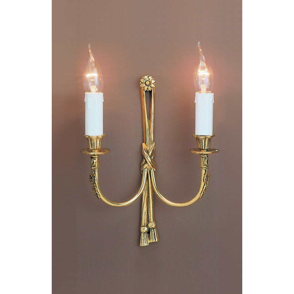 Impex Lighting SMBB00012A/PB Richmond Wall Polished Brass