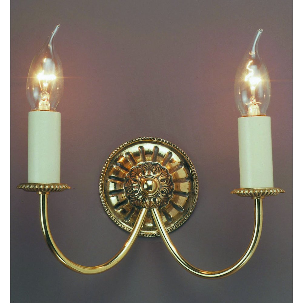 Impex Lighting SMBB00072/PB Solar Wall Polished Brass