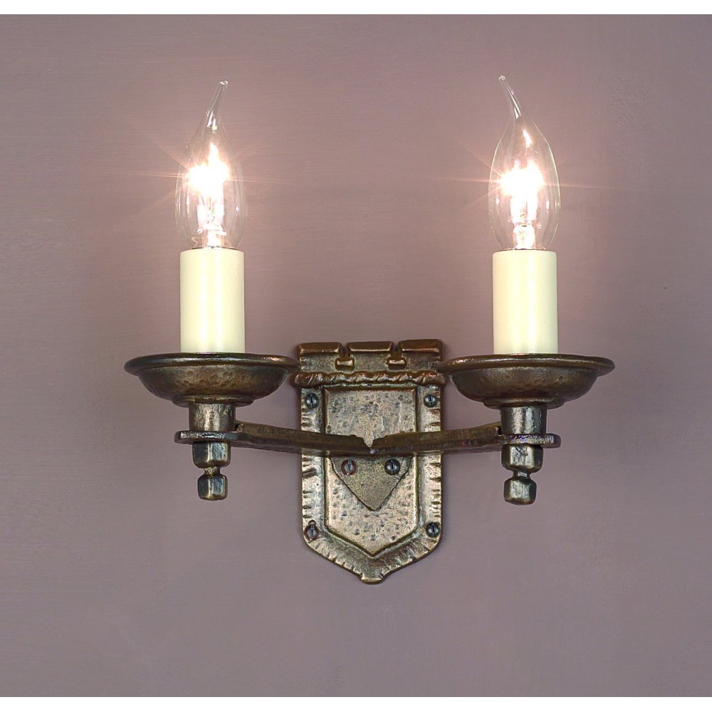 Impex Lighting SMBB00172/LBRZ Tudor Wall Light Bronze