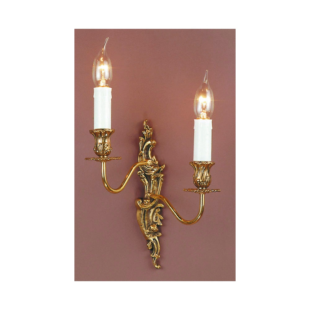 Impex Lighting SMBB00182AL/PB Dauphine Wall Polished Brass