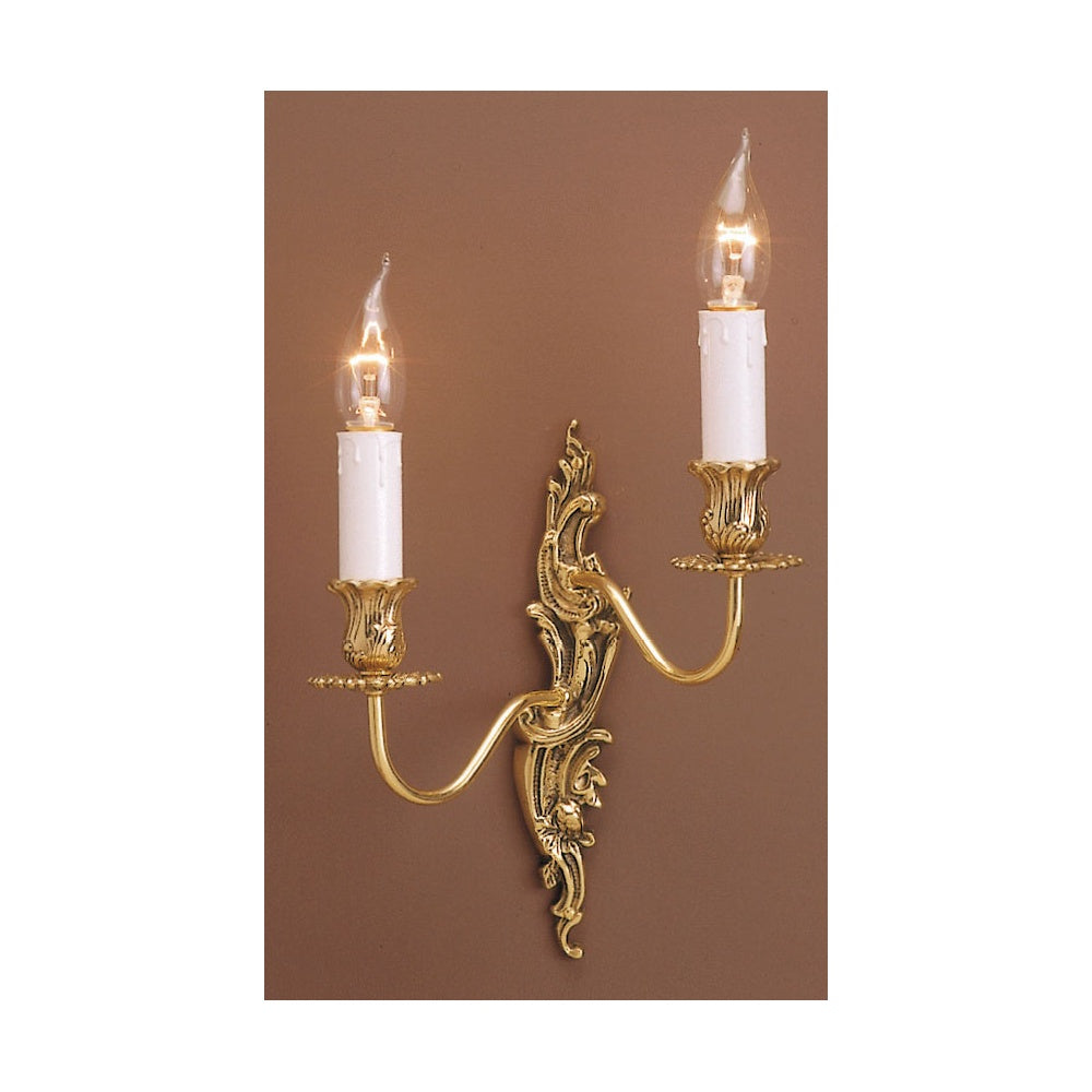 Impex Lighting SMBB00182AR/PB Dauphine Wall Polished Brass