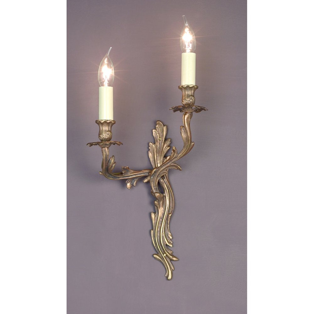 Impex Lighting SMBB00402R/PB Louis Wall Polished Brass