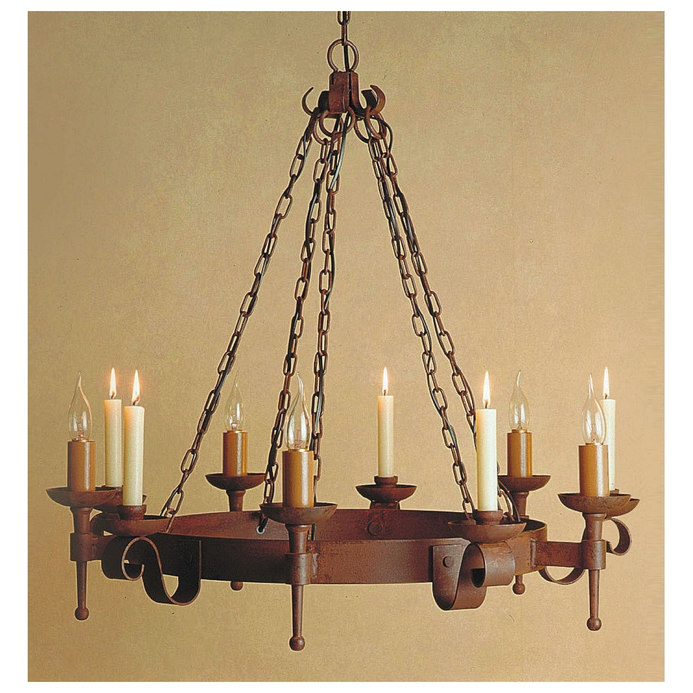 Impex Lighting SMRR00005C/A Refectory Pendant Candle Aged