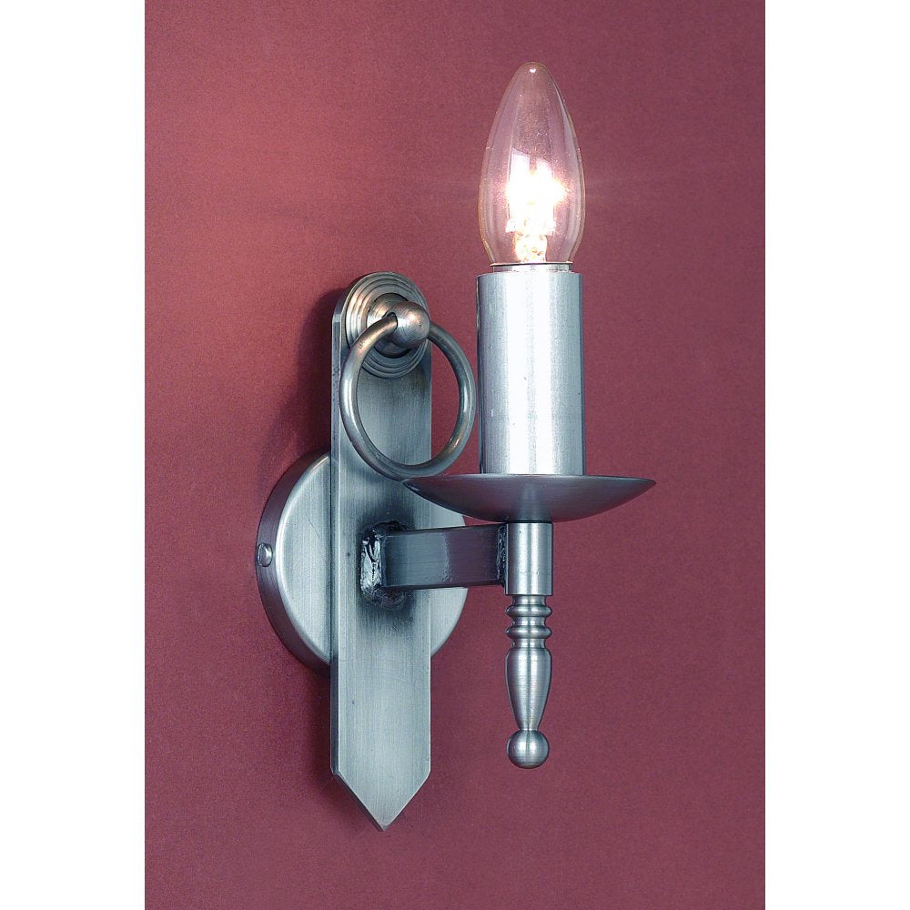 Impex Lighting SMRR00161/STR Mitre Wall Sterling
