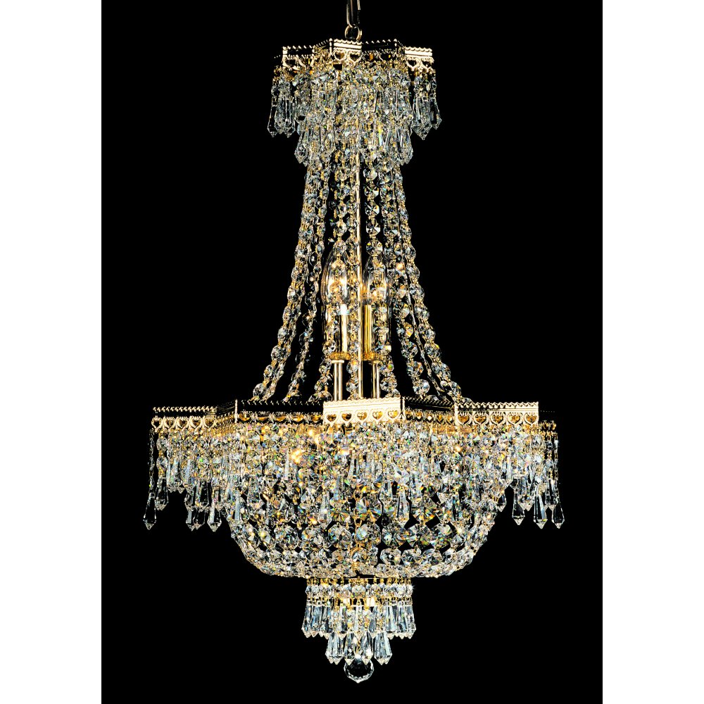 Impex Lighting ST00238/43/05/G Star Empire Strass Gold