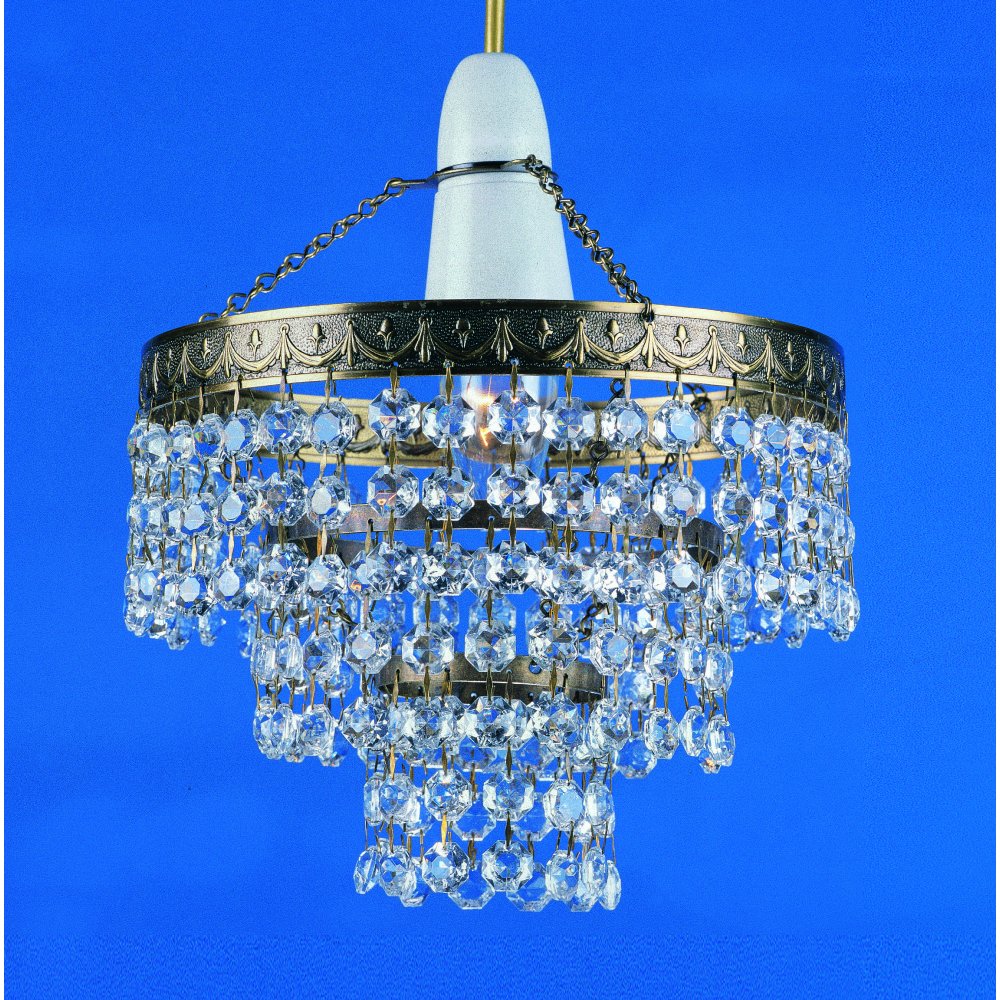 Impex Lighting ST09082/01/AB Kiel Non Electric Tier Crystal