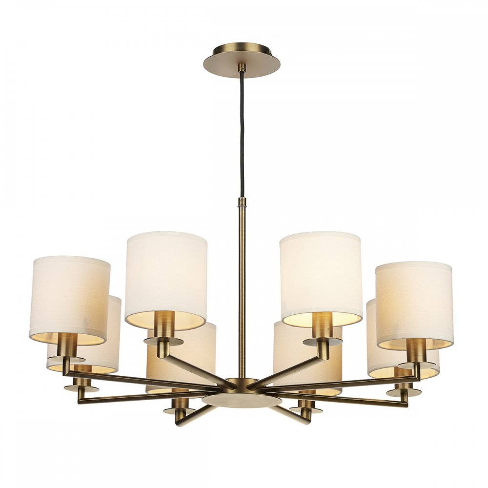 Dar TYL0863 | Tyler Pendant | Dual Mount 8-Light Bronze