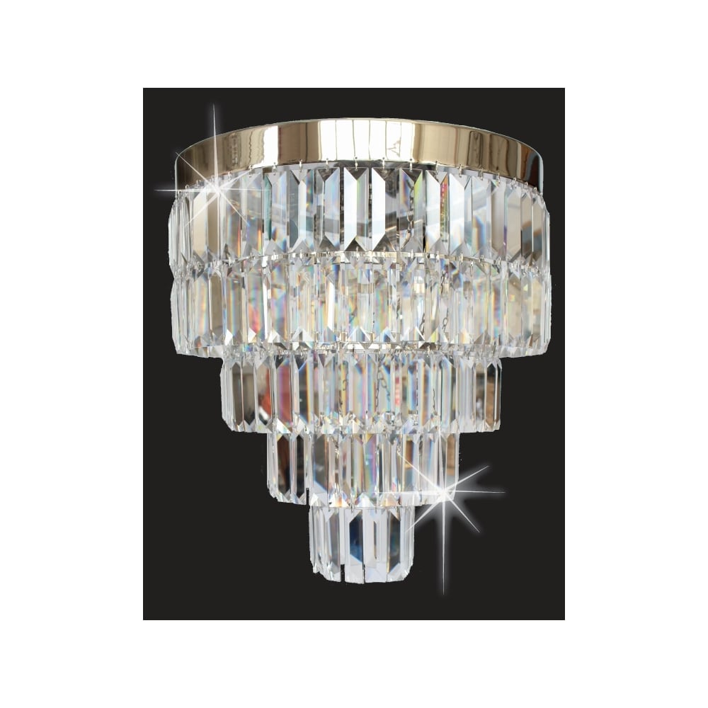 Impex Lighting ST508123/40/05/CH Crystalart Ceiling Light Crystal