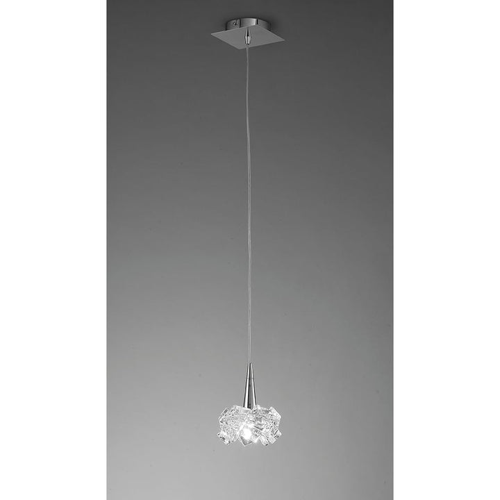 Mantra M3953 Artic Pendant 1 Light Small Polished Chrome
