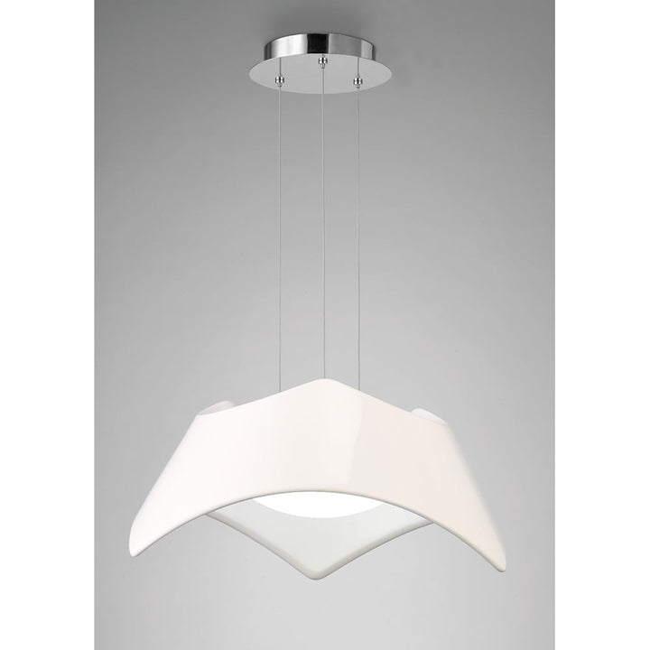 Mantra M4810 Maui Pendant LED Gloss White