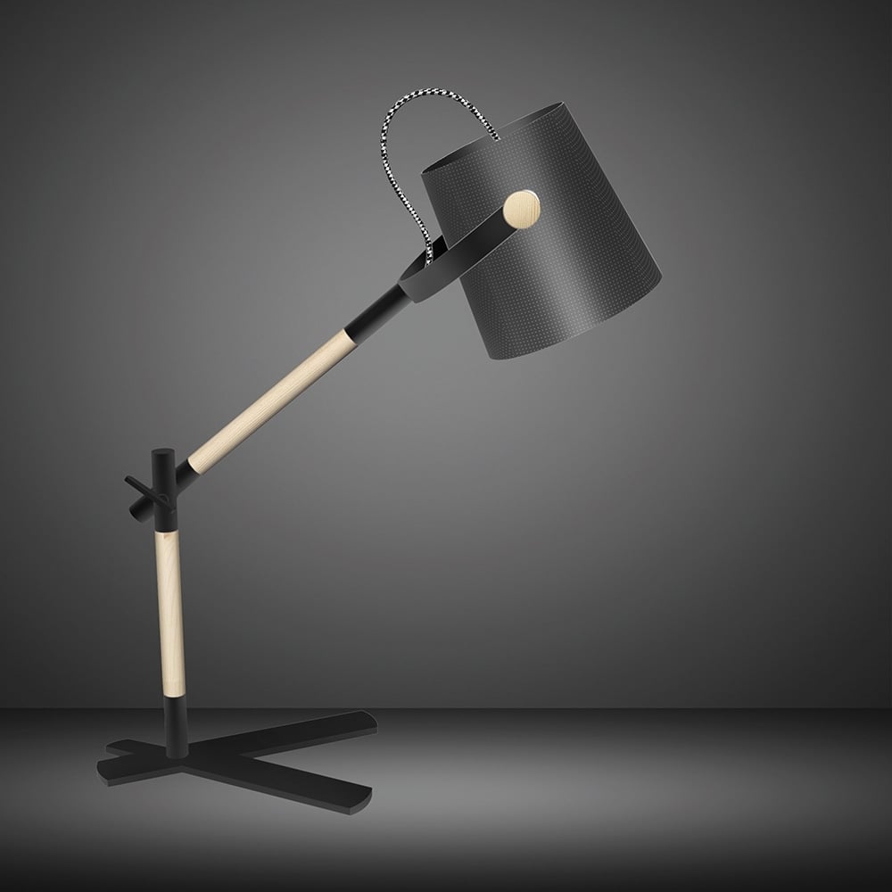 Mantra M4923 Nordica Table Lamp With Black Shade