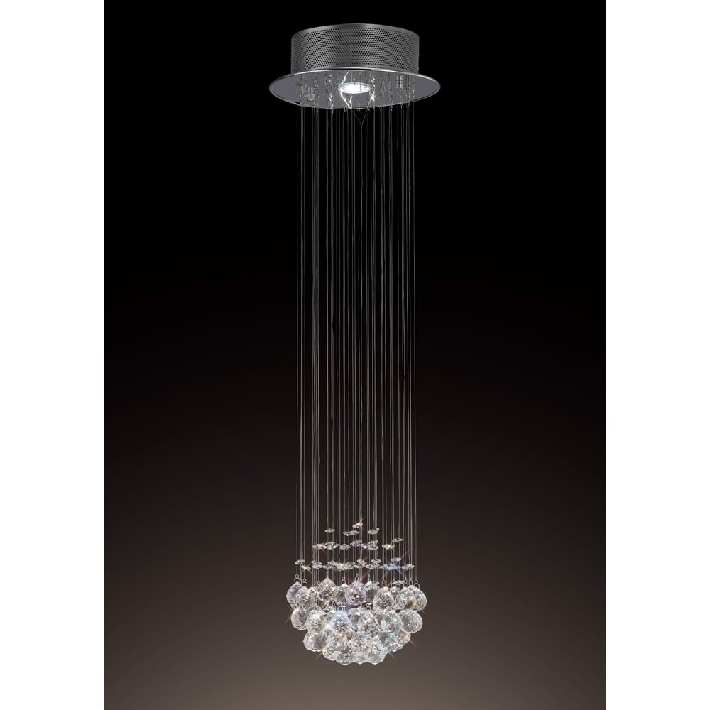 Diyas IL31371 Colorado Pendant Cluster Chrome/crystal