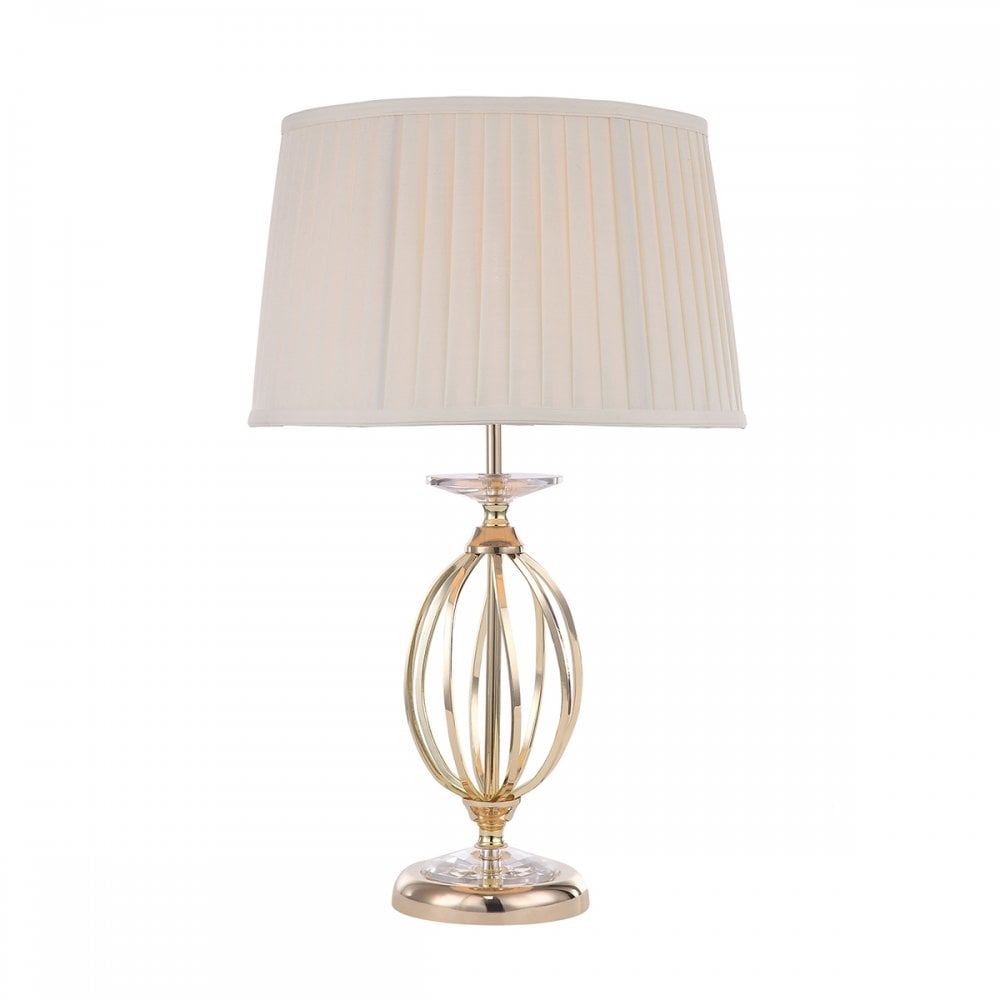 Elstead AG/TL POL BRASS Aegean One Light Table Lamp Polished Brass