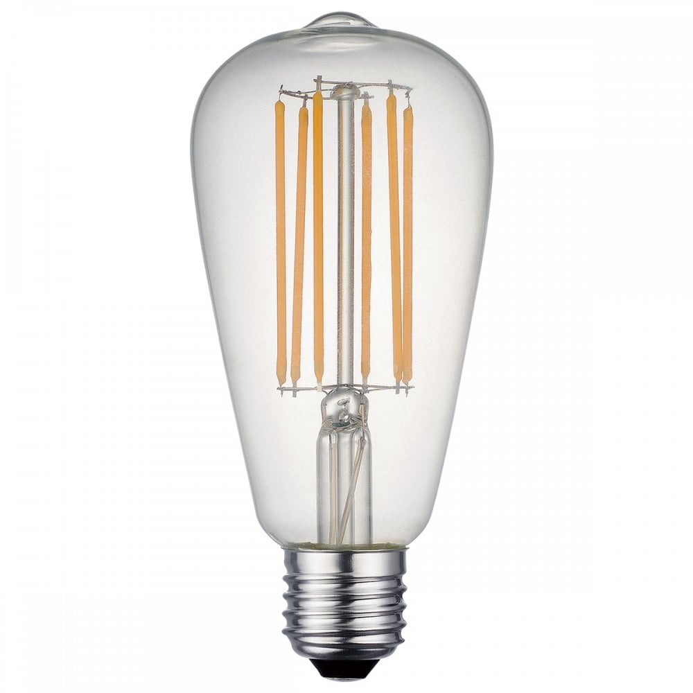 Dar Pack Of 5 E27 7w LED Filament Rustic Dimmable Lamp