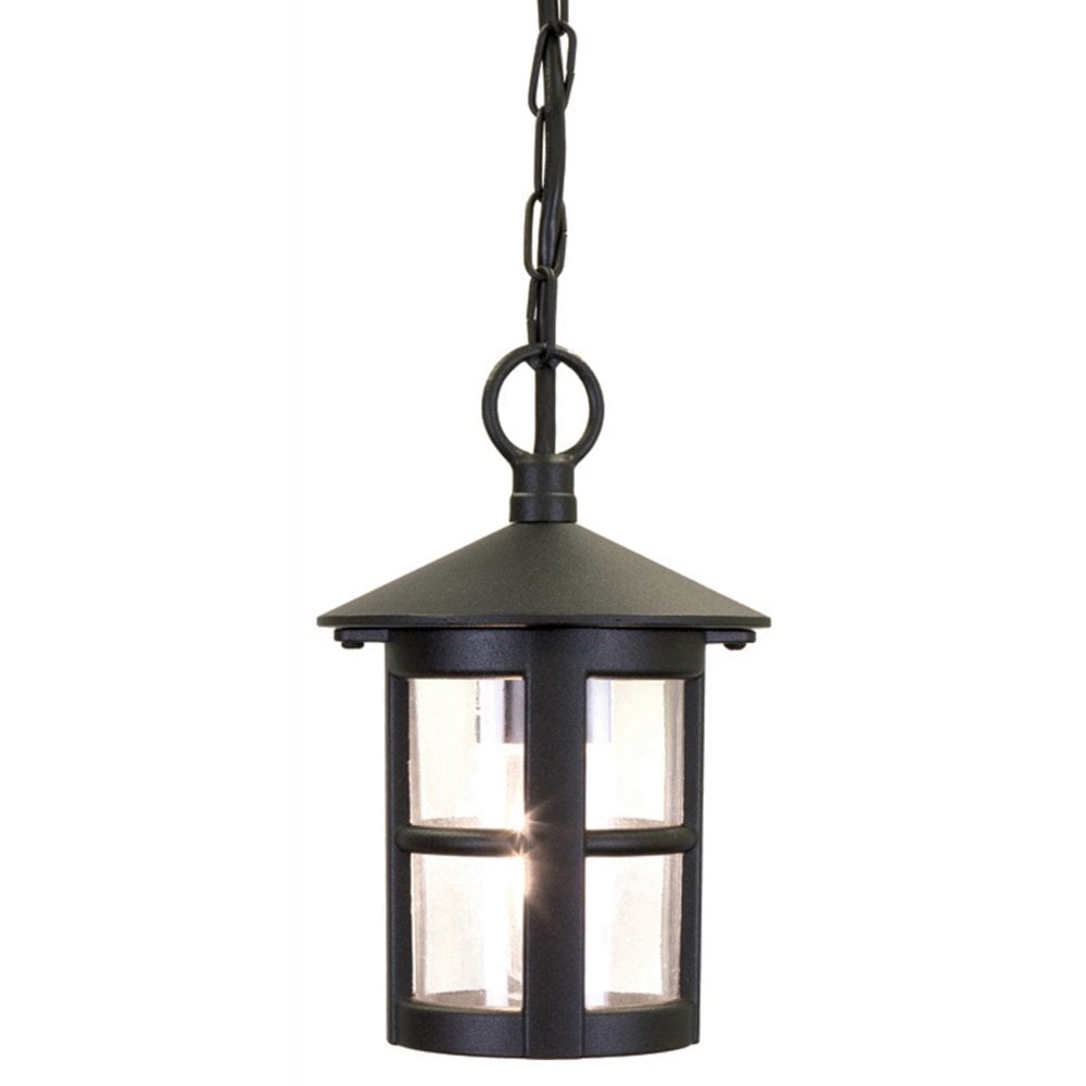 Elstead BL21B BLACK Hereford Porch Chain Lantern Black