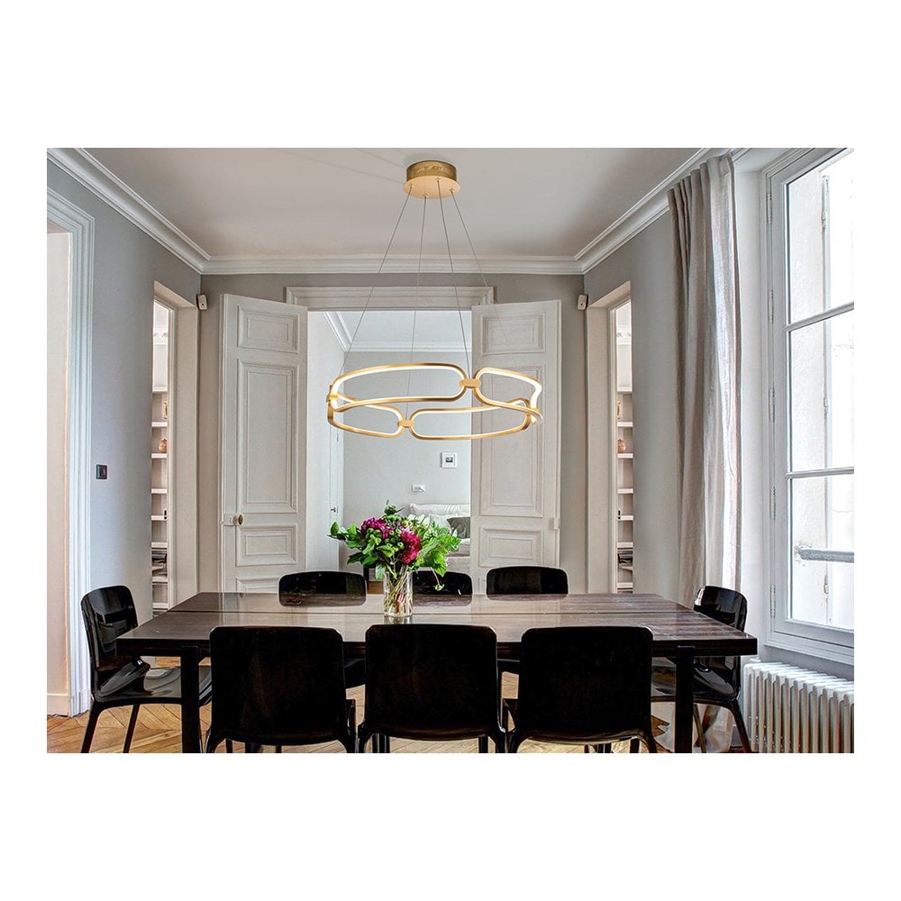Schuller 786716 Colette LED Pendant Light Gold