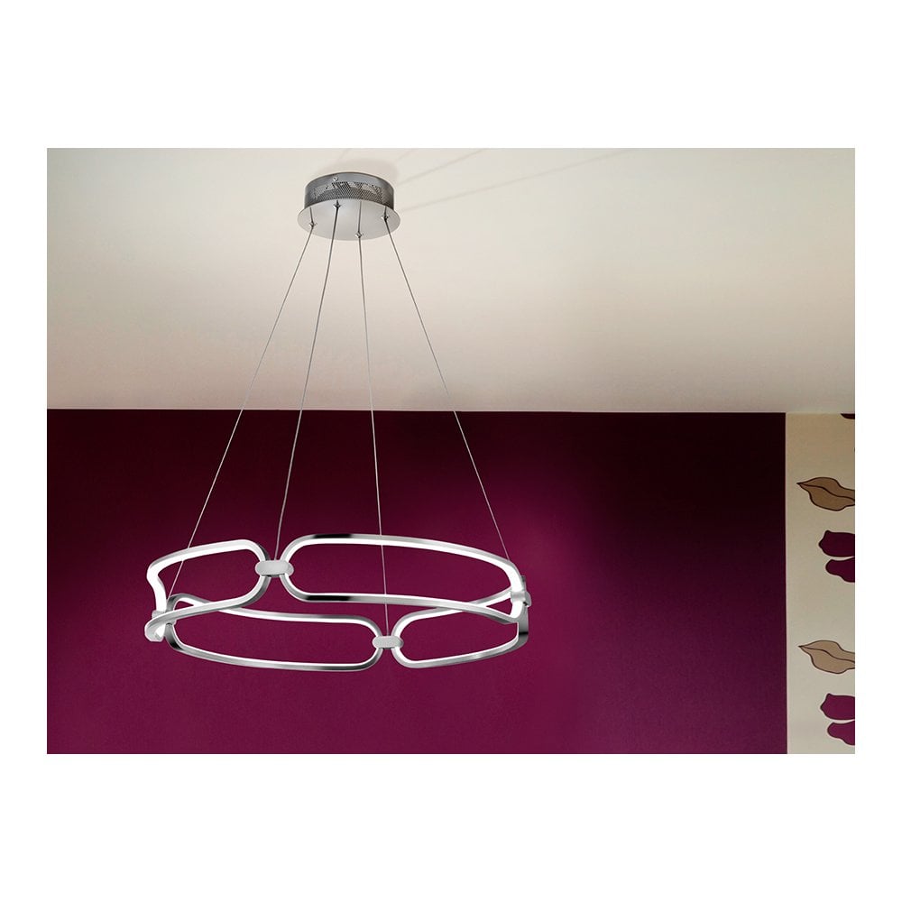 Schuller 786831 Colette LED Pendant Light Chrome