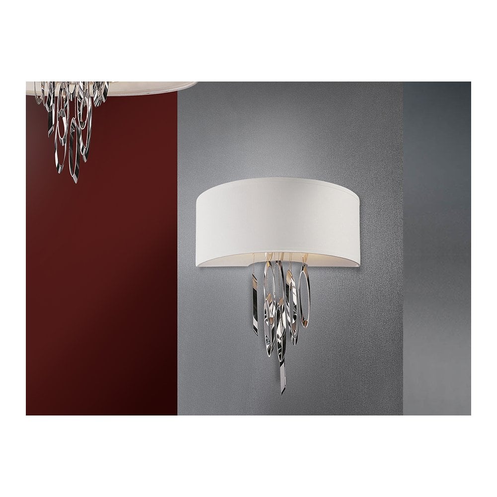 Schuller 89431589 Domo 2 Light Wall Light White