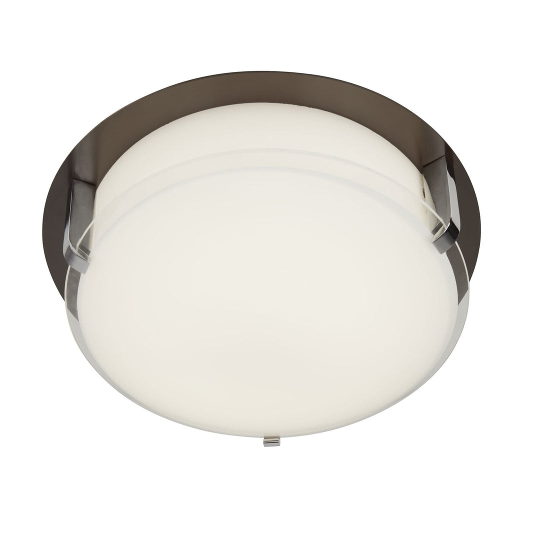 Searchlight 4911-30BR Edinburgh LED Flush Light Brown White