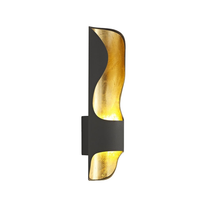 Nelson Lighting NL70369 Sirias Wall Lamp LED Anthracite/Gold Leaf