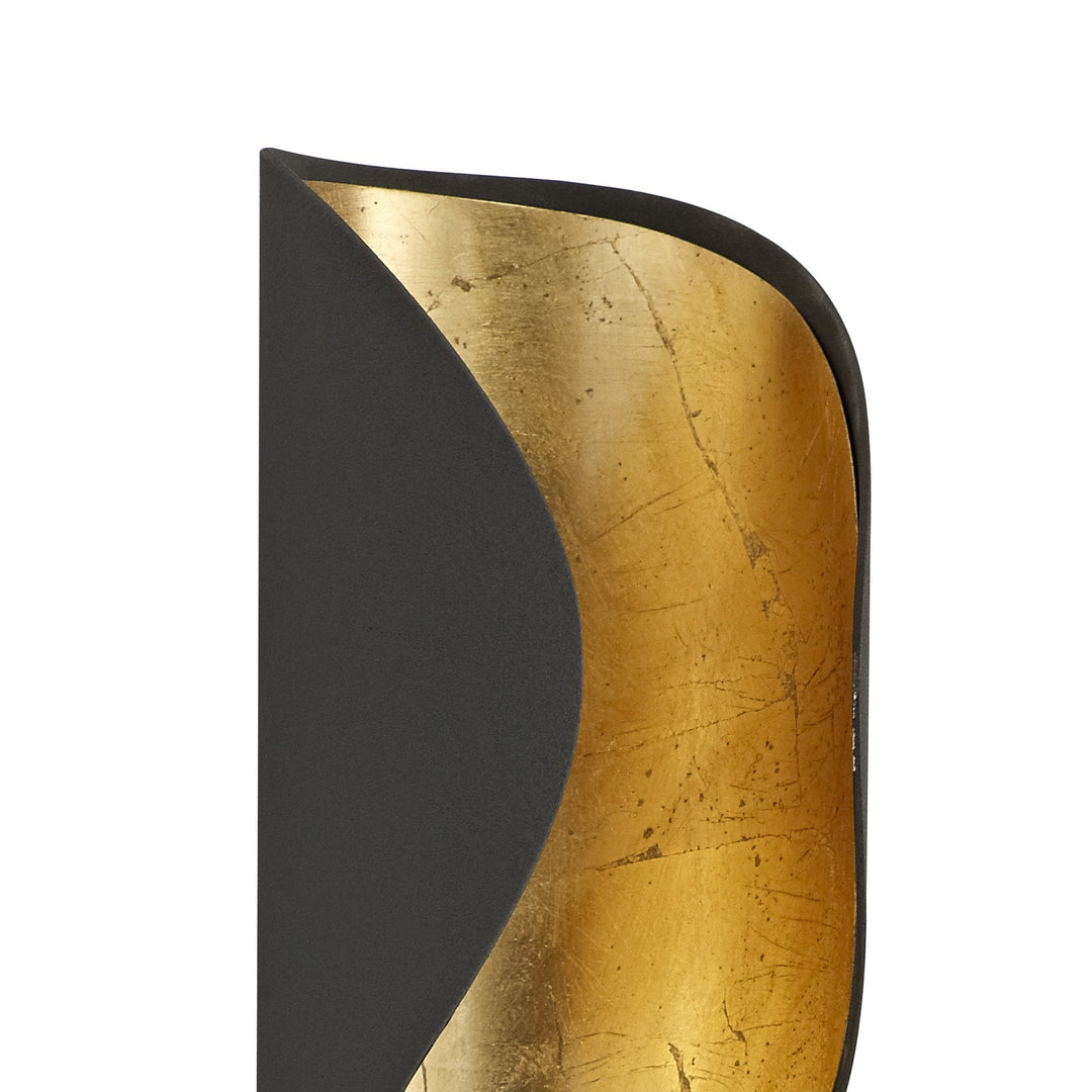 Nelson Lighting NL70369 Sirias Wall Lamp LED Anthracite/Gold Leaf