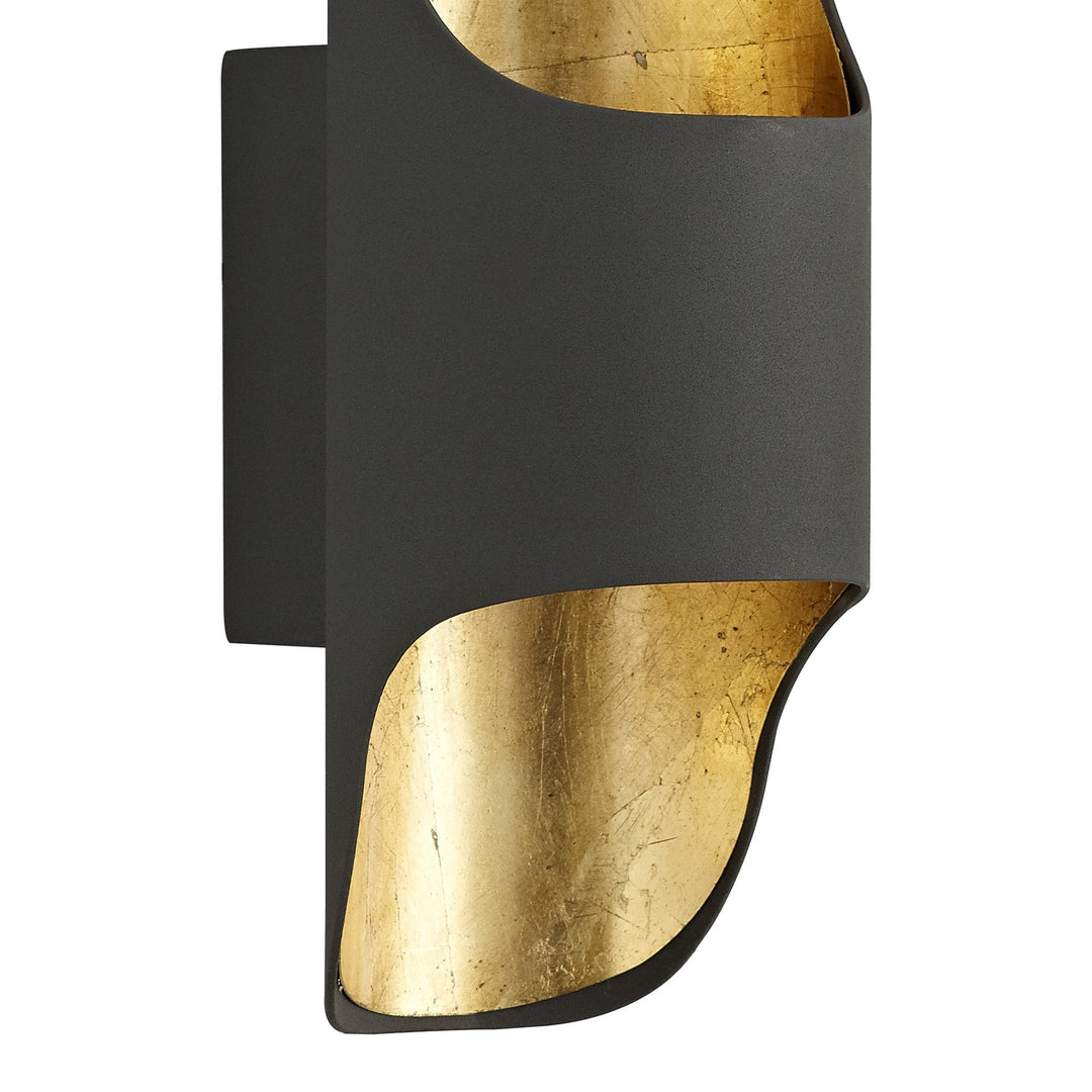 Nelson Lighting NL70369 Sirias Wall Lamp LED Anthracite/Gold Leaf