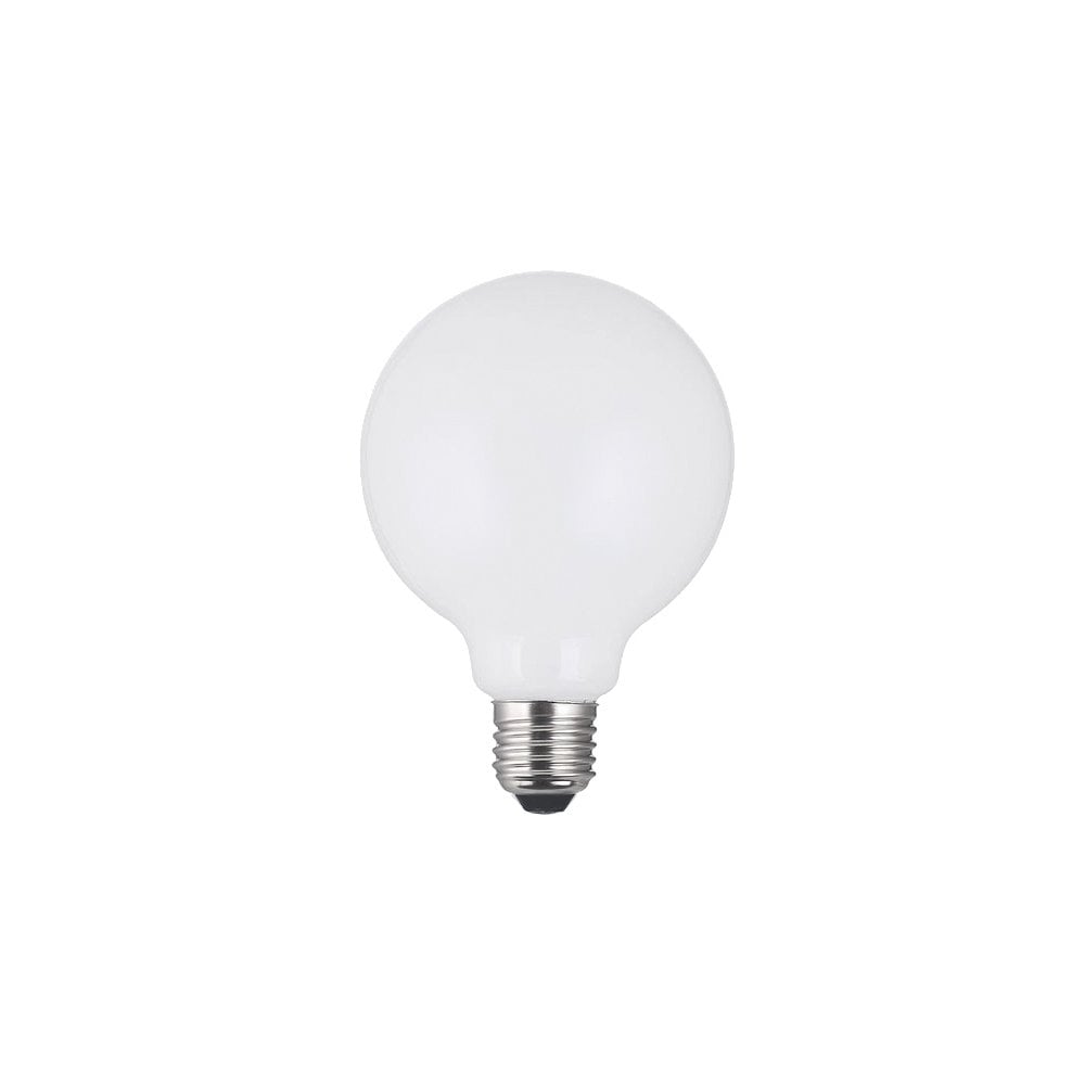 Dar Pack Of 5 E27 LED Dimmable Medium Globe Lamp 6W Opal