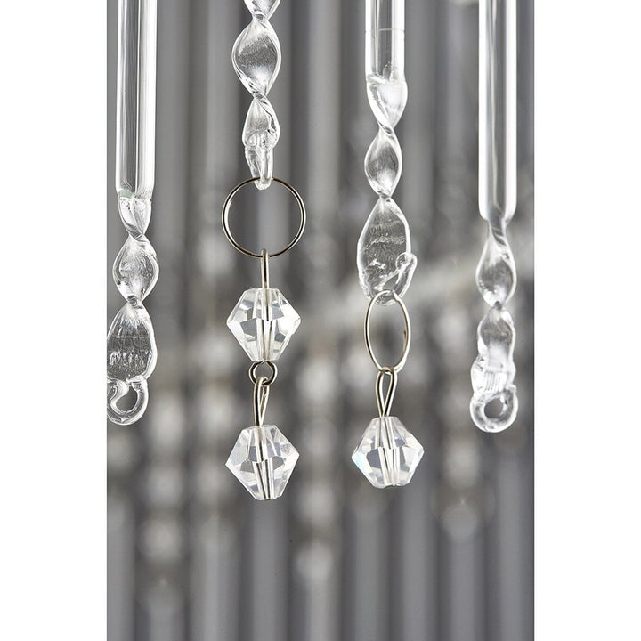 Endon CAMILLE-24CH 24 Light Chrome Chandelier With Glass Drops