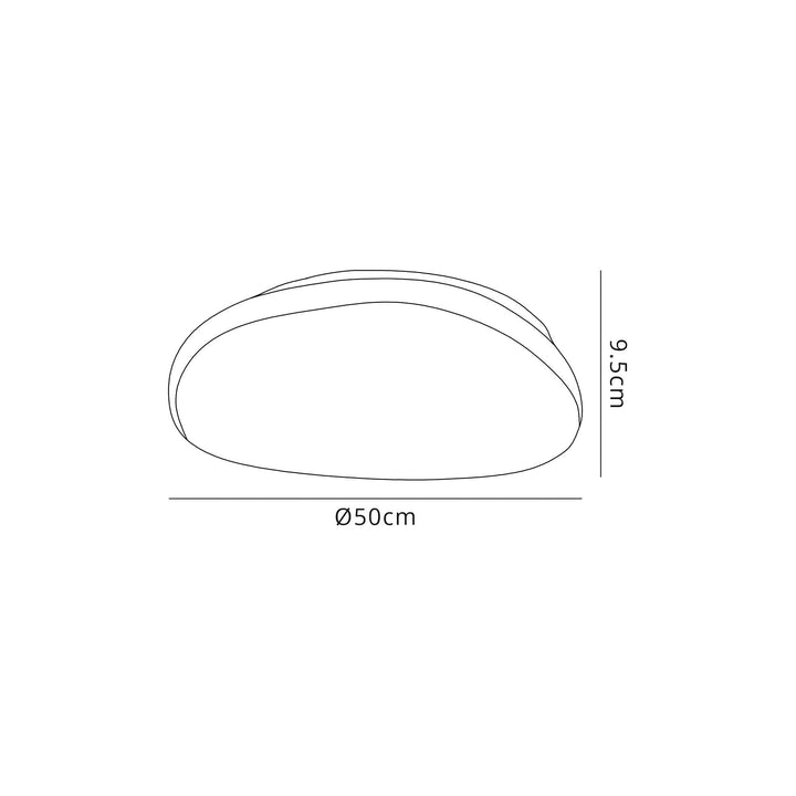 Nelson Lighting NL77559 Malcomo Bathroom Ceiling Light LED White Acrylic