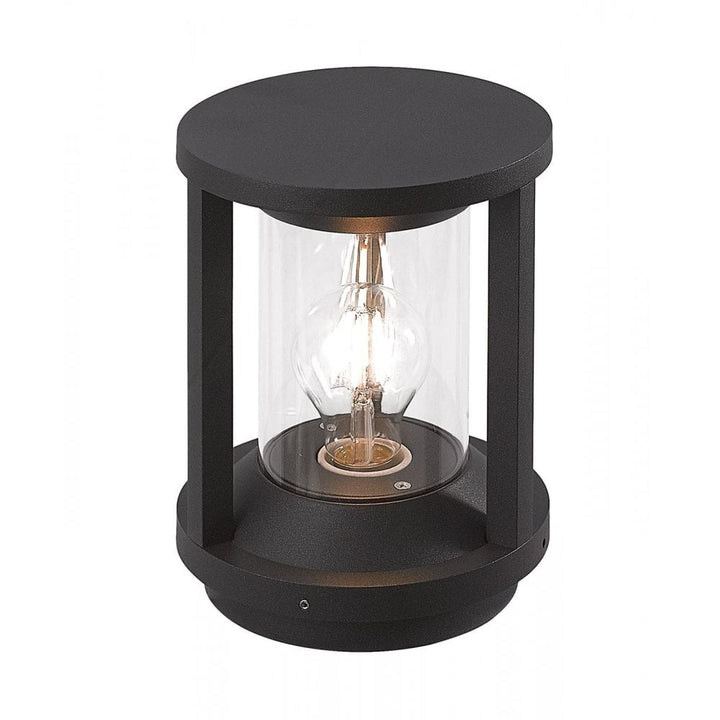 Nelson Lighting NL70619 Maximus Outdoor Pillar Lamp 1 Light Anthracite