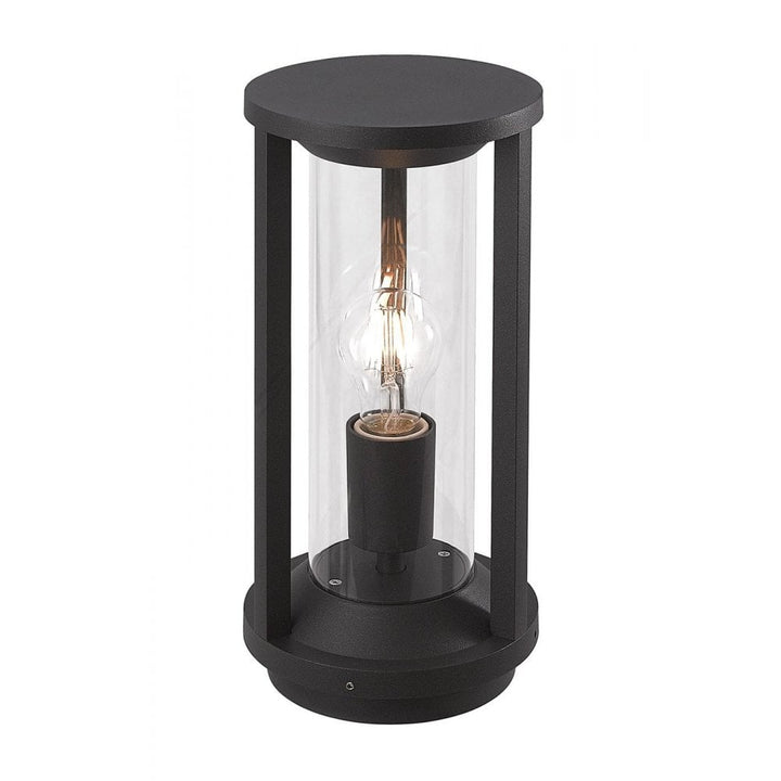 Nelson Lighting NL70629 Maximus Outdoor Post Lamp Medium 1 Light Anthracite