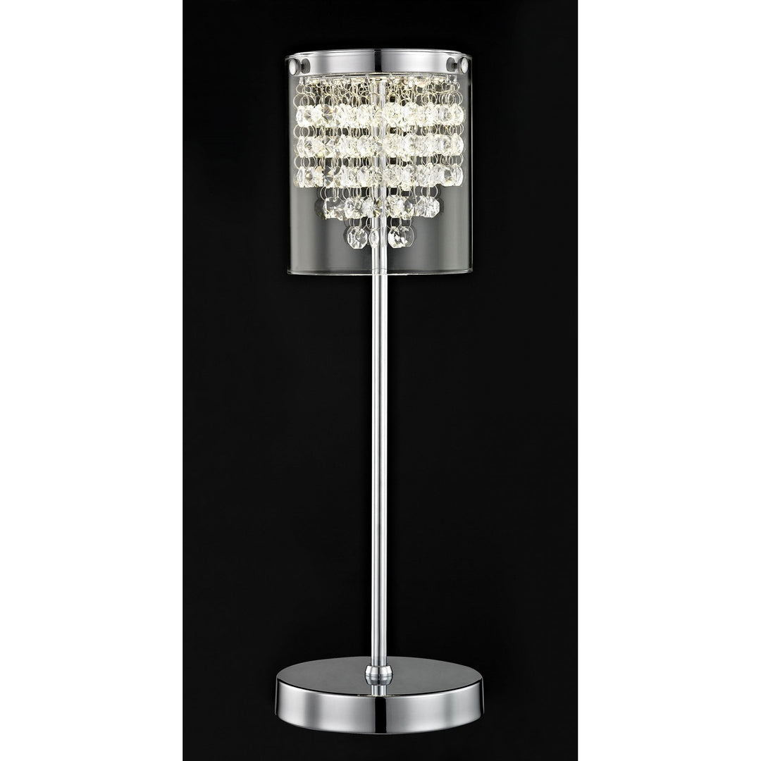 Impex Lighting LED608242/01/TL/CH Florina 1 Light LED Table Lamp Chrome