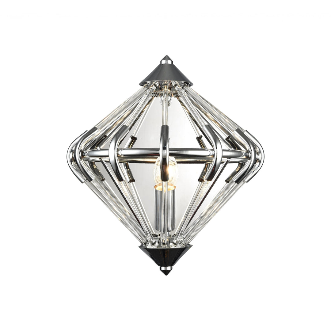 Impex Lighting PG1702/01/WB/CH Gerda 1 Light Wall Chrome