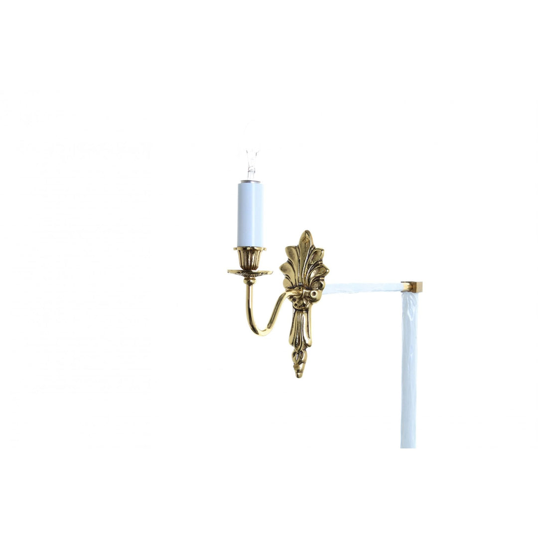 Impex Lighting SMBB00151A/PB Goodwood 1 Light Wall Light Polished Brass